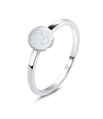 Silver Ring Matt Designed NSR-2784-B